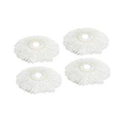 Randy & Travis Machinery Home & Lifestyle Spin Rotating Mop And Bucket Set With Wheels And 4 Microfibre Mop Heads