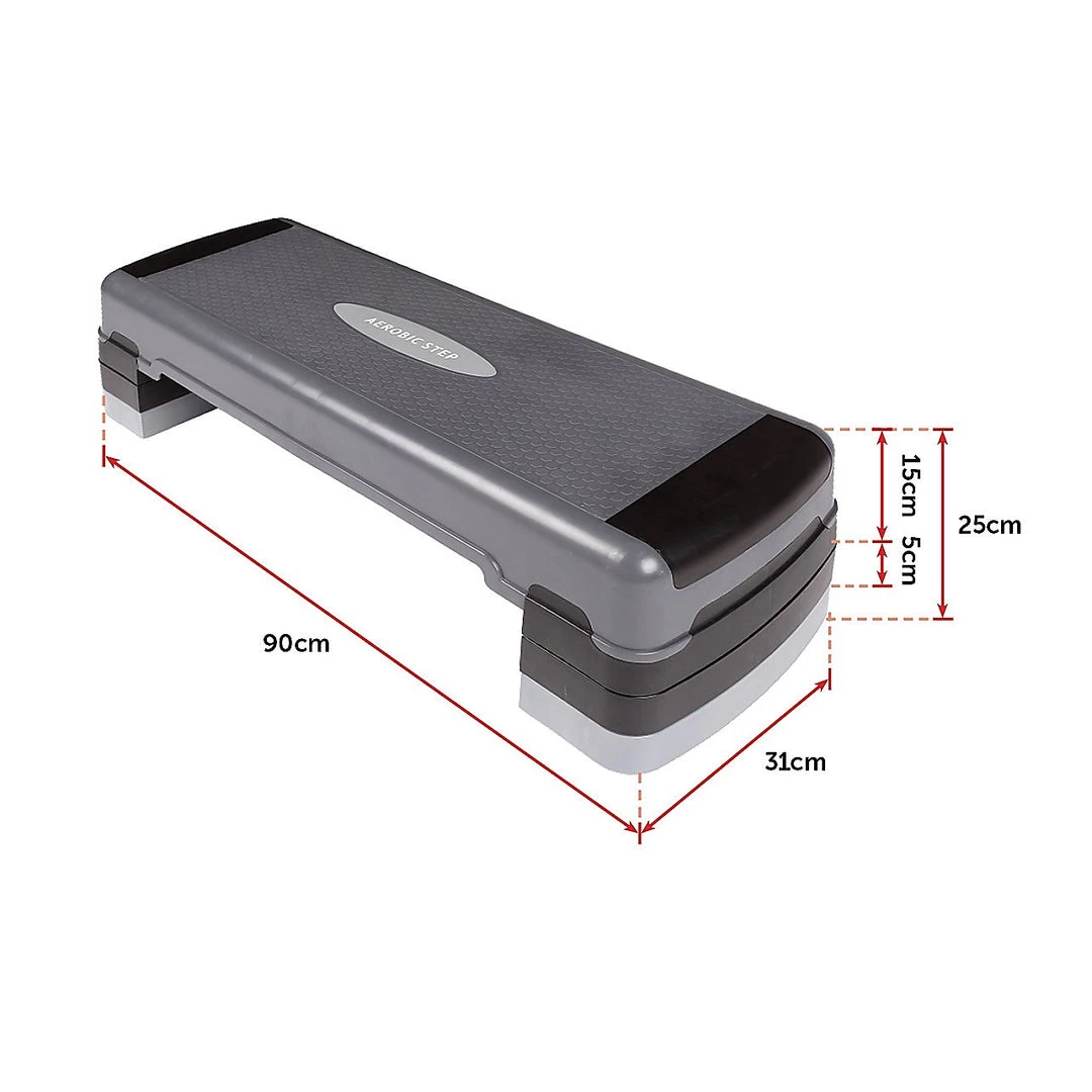 Randy & Travis Machinery Adjustable Aerobic Step Gym Exercise Fitness Workout Sports & Fitness