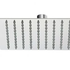 Della Francesca 200mm Shower Head Square 304SS Polished Chrome Finish