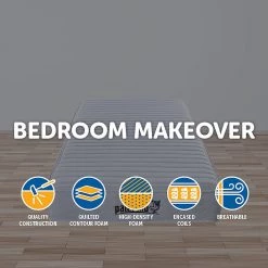 Palermo Furniture Contour Encased Coil King Single Mattress - CertiPUR-US Certified Foam