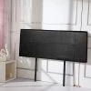 Palermo Queen Black PU Leather Bed Headboard Bedhead