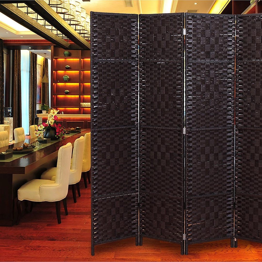 Palermo 6-Panel Room Divider Screen Privacy Rattan Dividers Stand Fold