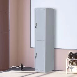 Salvatore Angelotti Two-Door Office Gym Shed Storage Lockers