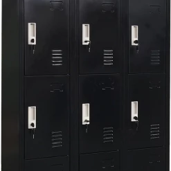 Salvatore Angelotti Twelve-Door Office Gym Shed Storage Locker Furniture