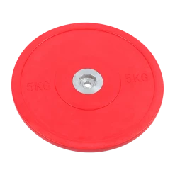 Randy & Travis Machinery 2x5kg PRO Olympic Rubber Bumper Weight Plate Sports & Fitness