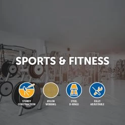 Randy & Travis Machinery Sports & Fitness 2x Adjustable Nylon Handles