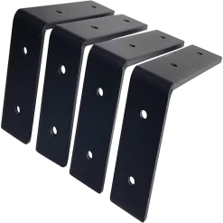 Randy & Travis Machinery Heavy Duty Shelf Bracket, 15cm X 25cm 4-Pack Furniture
