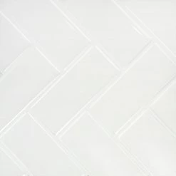 Randy & Travis Machinery Tiles 3D Peel And Stick Wall Tile Herringbone White ({{Size}} X 10 Sheets)