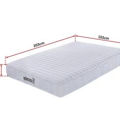 Palermo Contour Encased Coil Queen Mattress - CertiPUR-US Certified Foam