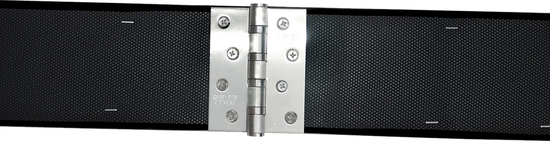 Randy & Travis Machinery 2.45m (8FT) Black Gymnastics Folding Balance Beam In Synthetic Suede