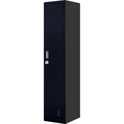 Salvatore Angelotti Furniture Black One-Door Office Gym Shed Clothing Locker Cabinet - 3-Digit Combination Lock