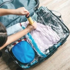 Randy & Travis Machinery Vacuum Sealed Clothing Travel Bag Compact Storage X20