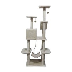 Randy & Travis Machinery 171cm Cat Tree Trees Scratching Post Scratcher Tower Condo House - Beige