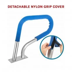 Randy & Travis Machinery Swimming Pool Hand Rail Step Grab Rail 76.2x55.8cm With Drill Bit Outdoor & Leisure