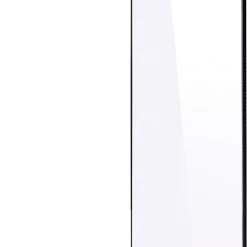 Della Francesca 100 X 200cm Frameless 10mm Safety Glass Shower Screen In Round Black DIY & Renovation