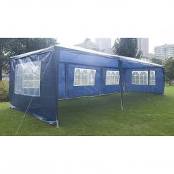 Bariloche 3x9m Wedding Outdoor Gazebo Marquee Tent Canopy Blue