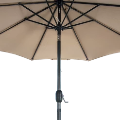 Randy & Travis Machinery 9FT Patio Umbrella Outdoor Garden Table Umbrella With 8 Sturdy Ribs Outdoor & Leisure