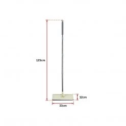 Randy & Travis Machinery Home & Lifestyle 4x Microfiber Pads Flat Mop Bucket Kit 360 Rotating Self Wash Cleaning