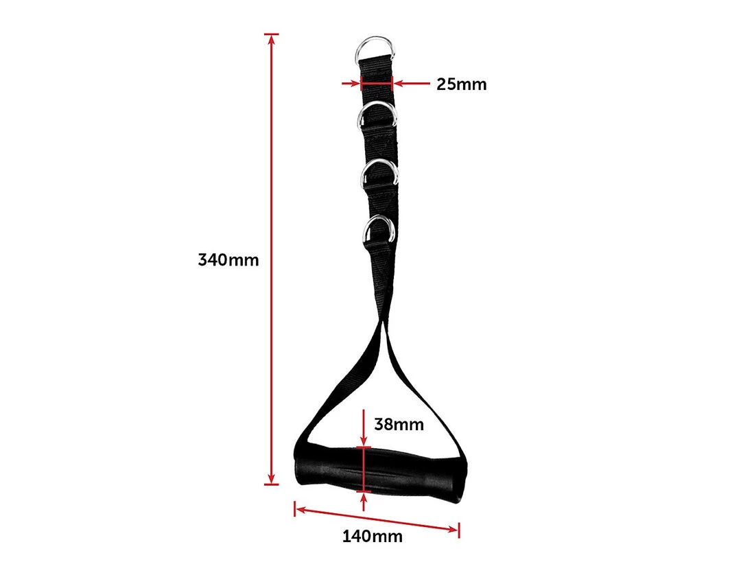 Randy & Travis Machinery Sports & Fitness 2x Adjustable Nylon Handles