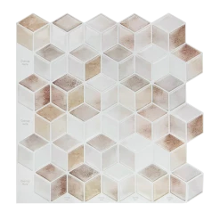 Randy & Travis Machinery DIY & Renovation Tiles 3D Peel And Stick Wall Tile Shell Mosaic ({{Size}} X 10 Sheets)