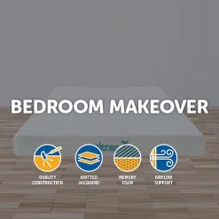 Palermo Double Mattress Memory Foam Green Tea Infused CertiPUR Approved