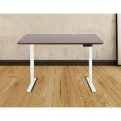 Palermo Standing Desk Sit Stand Height Adjustable Motorised 140cm Table Dual Motor Furniture