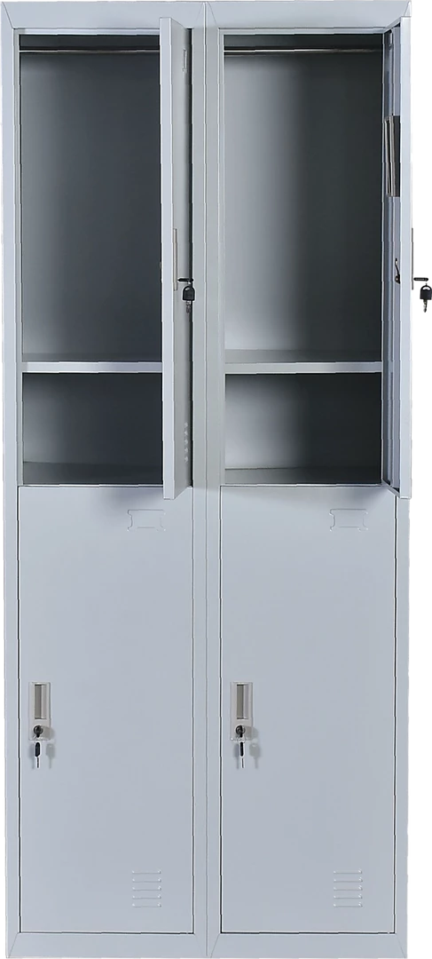 Salvatore Angelotti Furniture Four-Door Office Gym Shed Storage Locker