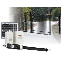 Randy & Travis Machinery 500KG 10W Solar Single Swing Auto Motor Remote Gate Opener