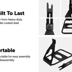 Randy & Travis Machinery Bicycle Floor Stand Bike Display Rack Storage Holder Repair Powder Coated Steel