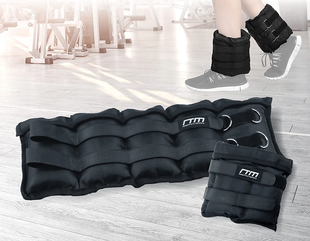 Randy & Travis Machinery 10kg Adjustable Ankle/Wrist Weight Straps Sports & Fitness