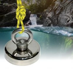 Randy & Travis Machinery 112Kg Salvage Strong Recovery Magnet Neodymium Hook