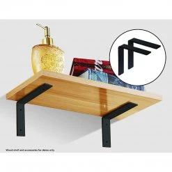 Randy & Travis Machinery Heavy Duty Shelf Bracket, 15cm X 25cm 4-Pack Furniture