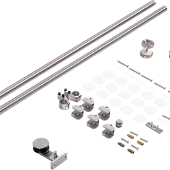 Randy & Travis Machinery Sliding Barn Door Hardware Stainless Steel