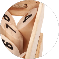 Randy & Travis Machinery Number Toss Wooden Set Outdoor Games With Carry Case Games & Hobbies