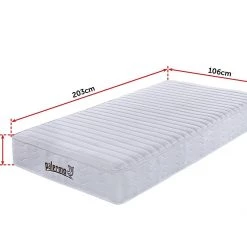 Palermo Furniture Contour Encased Coil King Single Mattress - CertiPUR-US Certified Foam