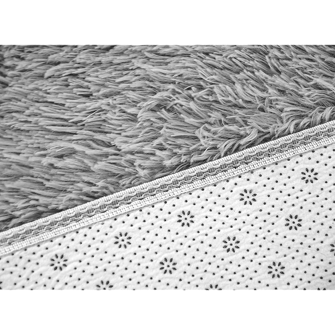 FactoryFast.com.au 230x200cm Floor Rugs Large Shaggy Rug Area Carpet Bedroom Living Room Mat Grey Furniture