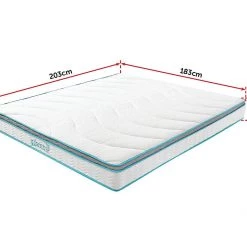 Palermo King 20cm Memory Foam And Innerspring Hybrid Mattress