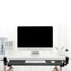 Randy & Travis Machinery Clamp On Keyboard Tray 75cm W X 25cm D Extra Large Furniture