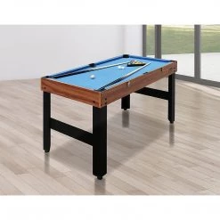 Randy & Travis Machinery Games & Hobbies 4FT 3-in-1 Games Foosball Soccer Hockey Pool Table Table