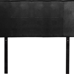 Palermo Double Black PU Leather Bed Headboard Bedhead Furniture