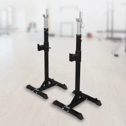 Randy & Travis Machinery Squat Rack Stand Pair Bench Press Weight Lifting Barbell