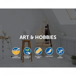 Randy & Travis Machinery Games & Hobbies Tabletop Easel Wood Studio H-Frame Artist Art Display Painting Shop Tripod Stand Wedding