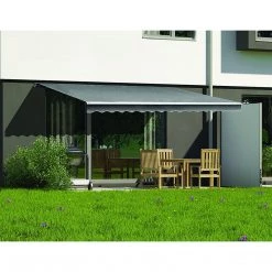 Bariloche 5.0 X 3.0m Outdoor Folding Arm Retractable Sunshade Awning DIY & Renovation
