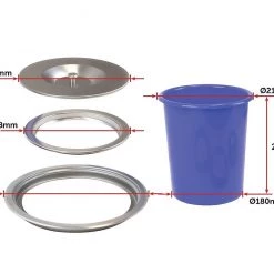 Randy & Travis Machinery 8L Concealed Benchtop Bin Home & Lifestyle