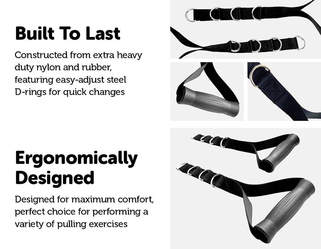 Randy & Travis Machinery Sports & Fitness 2x Adjustable Nylon Handles