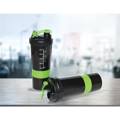 Randy & Travis Machinery 2x Protein Gym Shaker Premium 3 In 1 Smart Style Blender Mixer Cup Bottle Spider