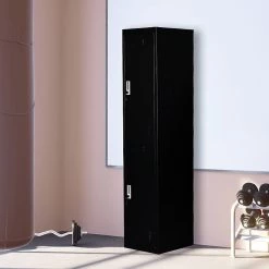 Salvatore Angelotti Two-Door Office Gym Shed Storage Lockers Furniture