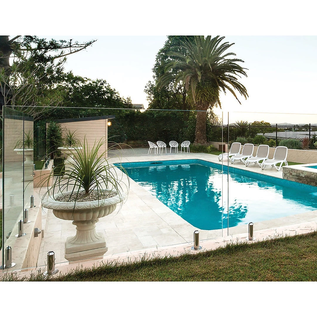 Bariloche Frameless Pool Glass Fencing Clamps Spigots
