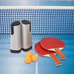 Randy & Travis Machinery Table Tennis Game Indoor Portable Travel Ping Pong Ball Set Extendable