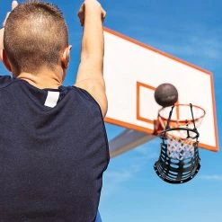 Randy & Travis Machinery Basketball Return Net - Ball Returner Basketball Rebounder Sports & Fitness